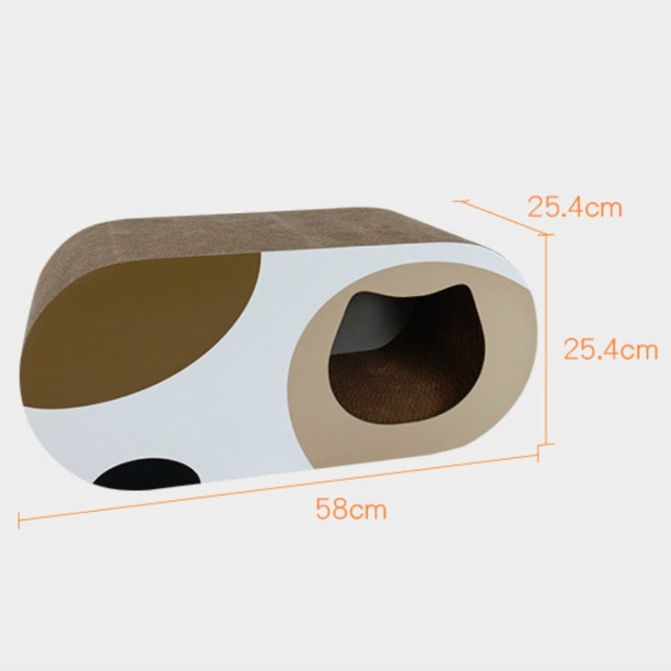 Cat Nest Wear-resistant Corrugated Cat Scratch Board Cat Toy Tunnel