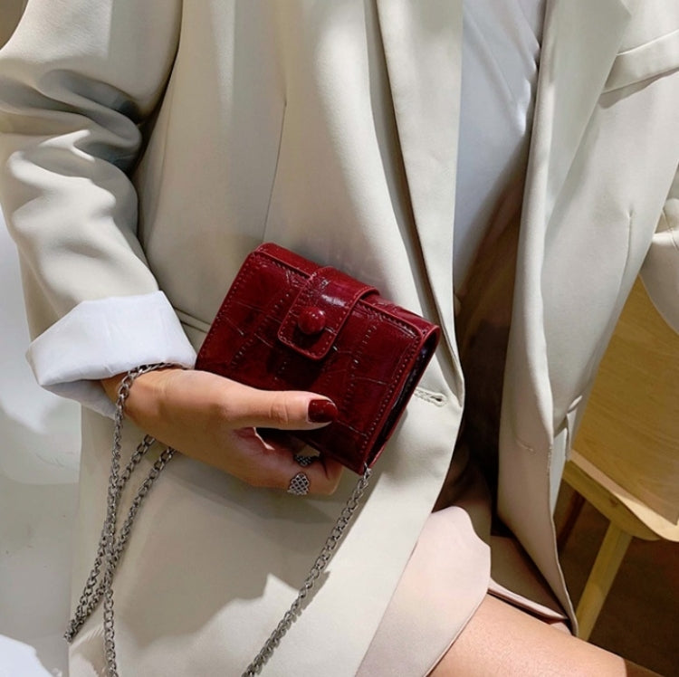 PU Leather Lipstick Bag Shoulder Messenger Travel Mini Carry-on Cosmetic Bag
