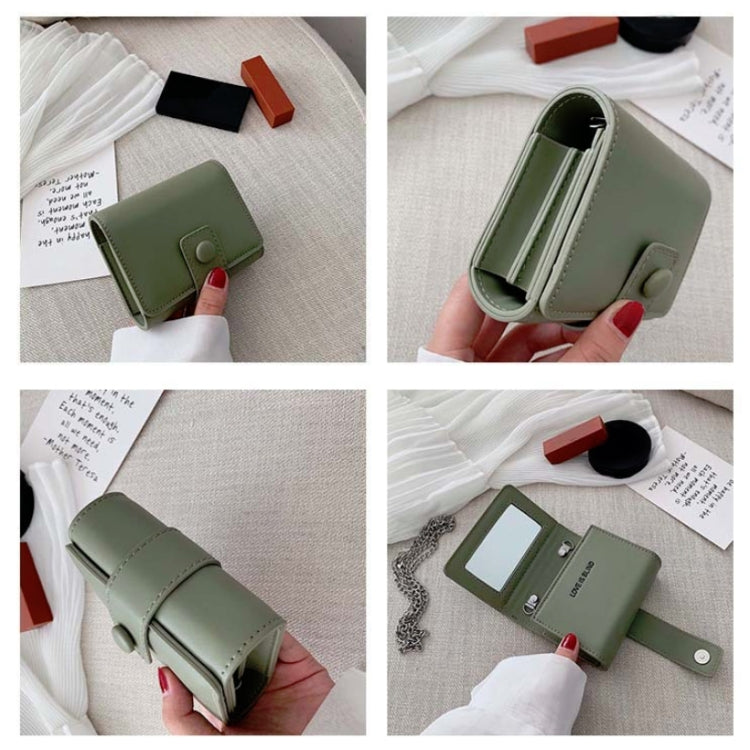 PU Leather Lipstick Bag Shoulder Messenger Travel Mini Carry-on Cosmetic Bag