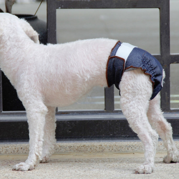 Anti-sorrow Female Dog Physiological Pants Urine-proof And Wet Pet Leak-proof Underwear, Size:M