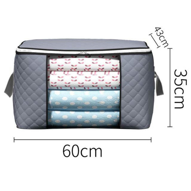 Quilt Clothes Storage Bag Moving Luggage Packing Bag, Specification:Horizontal Section