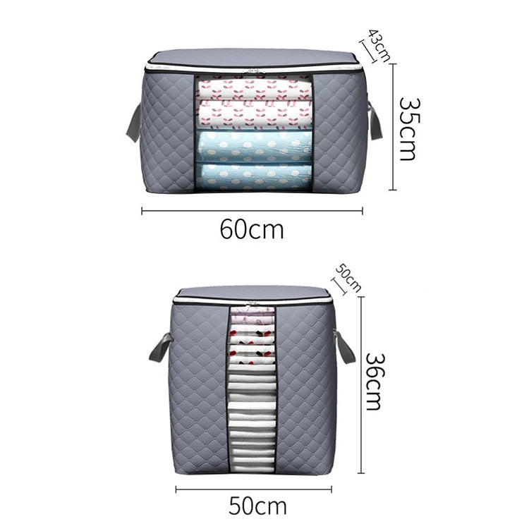 Quilt Clothes Storage Bag Moving Luggage Packing Bag, Specification:Horizontal  + Vertical