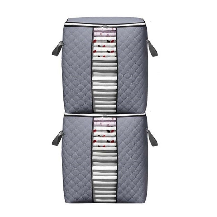 Quilt Clothes Storage Bag Moving Luggage Packing Bag, Specification: 2 Vertical
