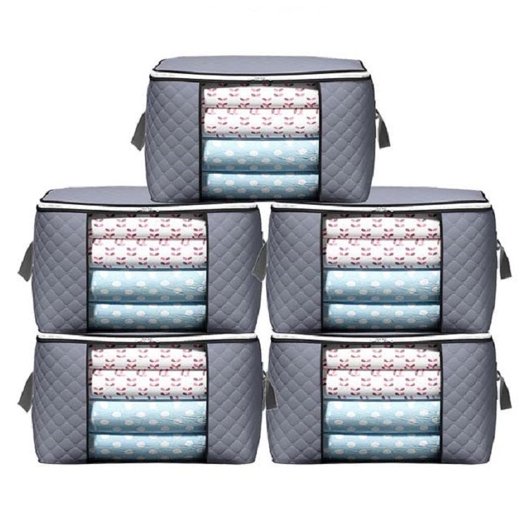 Quilt Clothes Storage Bag Moving Luggage Packing Bag, Specification:5 Horizontal