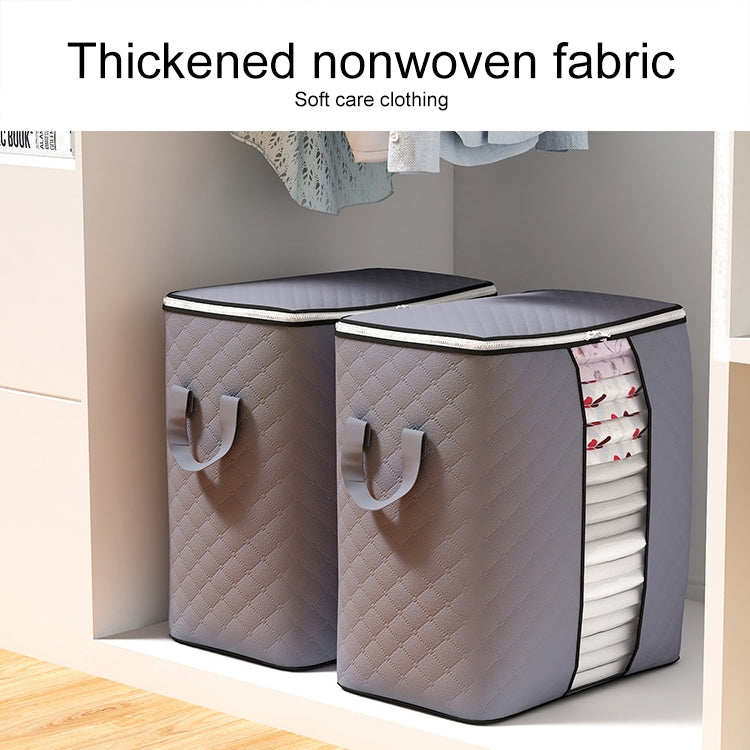 Quilt Clothes Storage Bag Moving Luggage Packing Bag, Specification:5 Horizontal