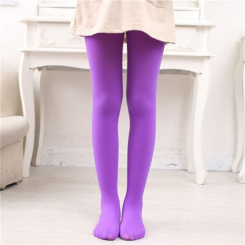 Spring Summer Autumn Solid Color Pantyhose Ballet Dance Tights for Kids, Size:S