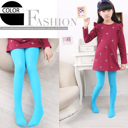 Spring Summer Autumn Solid Color Pantyhose Ballet Dance Tights for Kids, Size:S