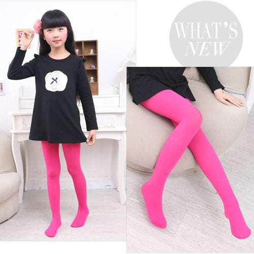 Spring Summer Autumn Solid Color Pantyhose Ballet Dance Tights for Kids, Size:S