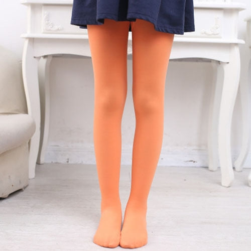 Spring Summer Autumn Solid Color Pantyhose Ballet Dance Tights for Kids, Size:L