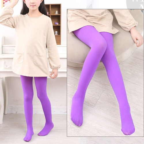 Spring Summer Autumn Solid Color Pantyhose Ballet Dance Tights for Kids