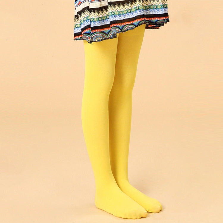 Spring Summer Baby Stockings Ballet Dance Socks Siamese Children Pantyhose High Elastic Training Girls Bottoming Socks, Color:yellow