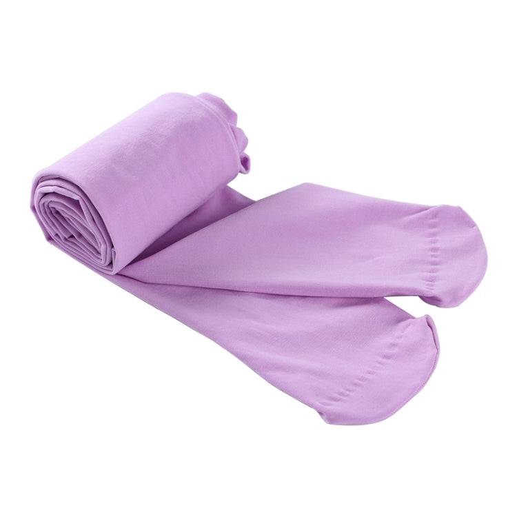 Spring Summer Baby Stockings Ballet Dance Socks Siamese Children Pantyhose High Elastic Training Girls Bottoming Socks, Color:light purple