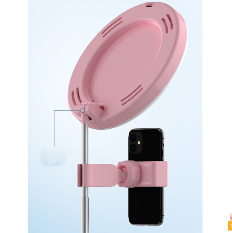 Retractable Foldable Live Selfie Beauty Integrated Fill Light Lamp Bracket(Black)