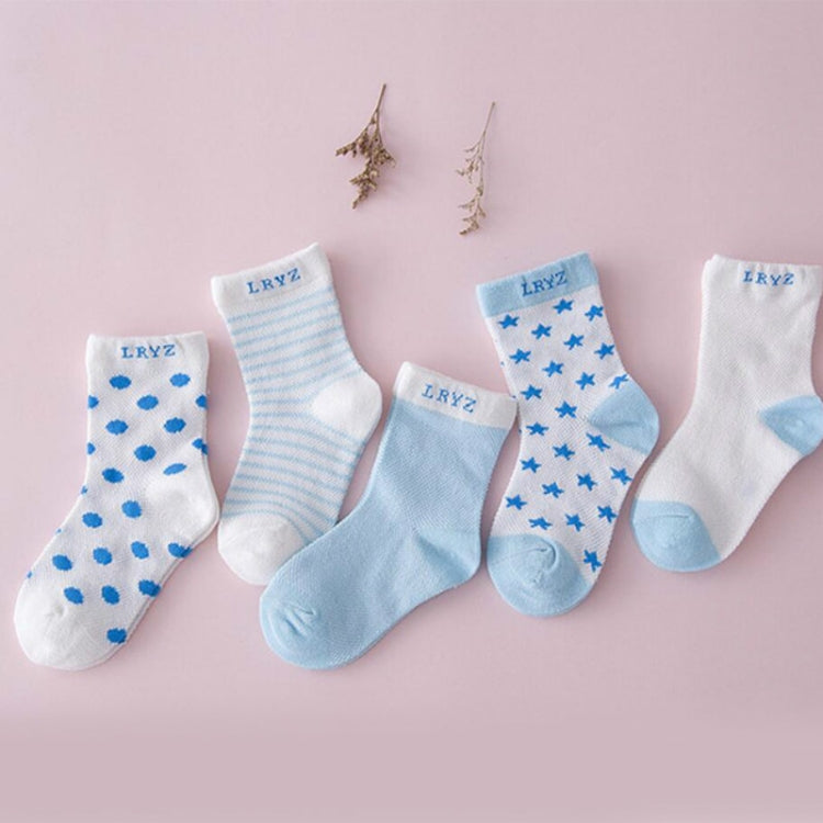 5 Pairs Cute Cartoon Socks Infant Toddler Soft Cotton Comfortable Ankle Socks, Size:M
