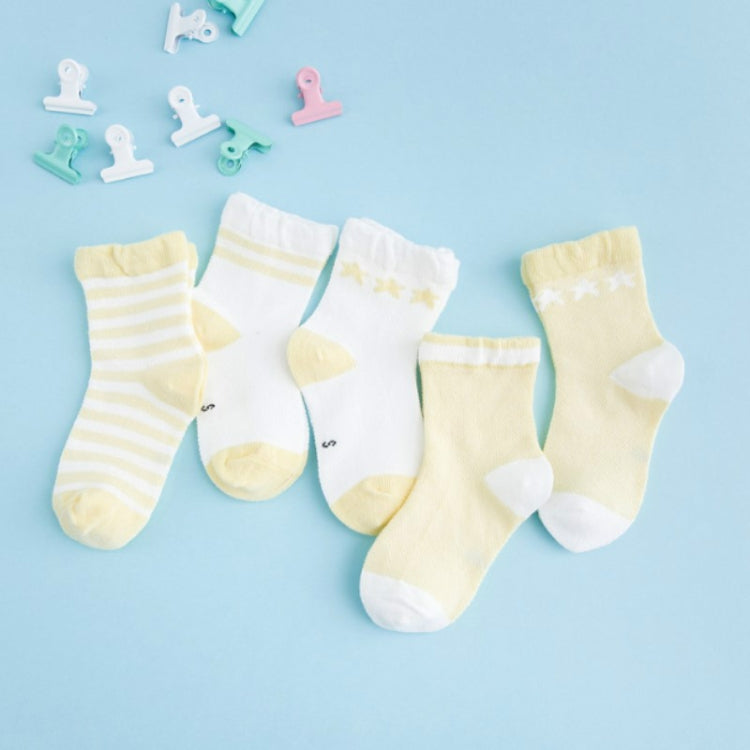 5 Pairs Cute Cartoon Socks Infant Toddler Soft Cotton Comfortable Ankle Socks, Size:L