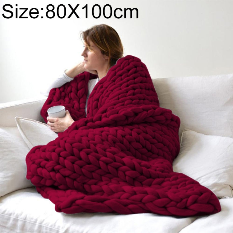 Fashion Handmade Polyester Blanket, Size:80X100cm