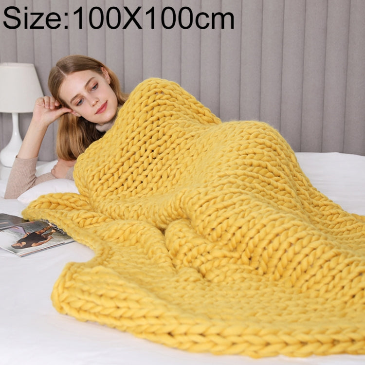 Fashion Handmade Polyester Blanket, Size:100X100cm