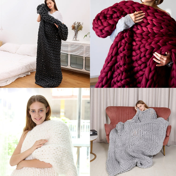 Fashion Handmade Polyester Blanket, Size:100X100cm