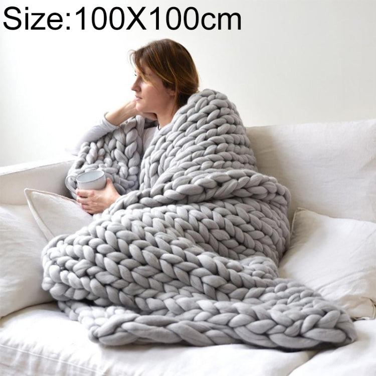 Fashion Handmade Polyester Blanket, Size:100X100cm