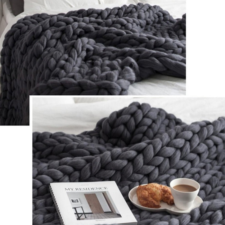 Fashion Handmade Knitted Wool Blanket, Size:150X180cm