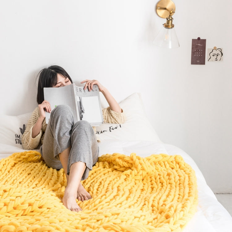 Fashion Handmade Knitted Wool Blanket, Size:150X180cm