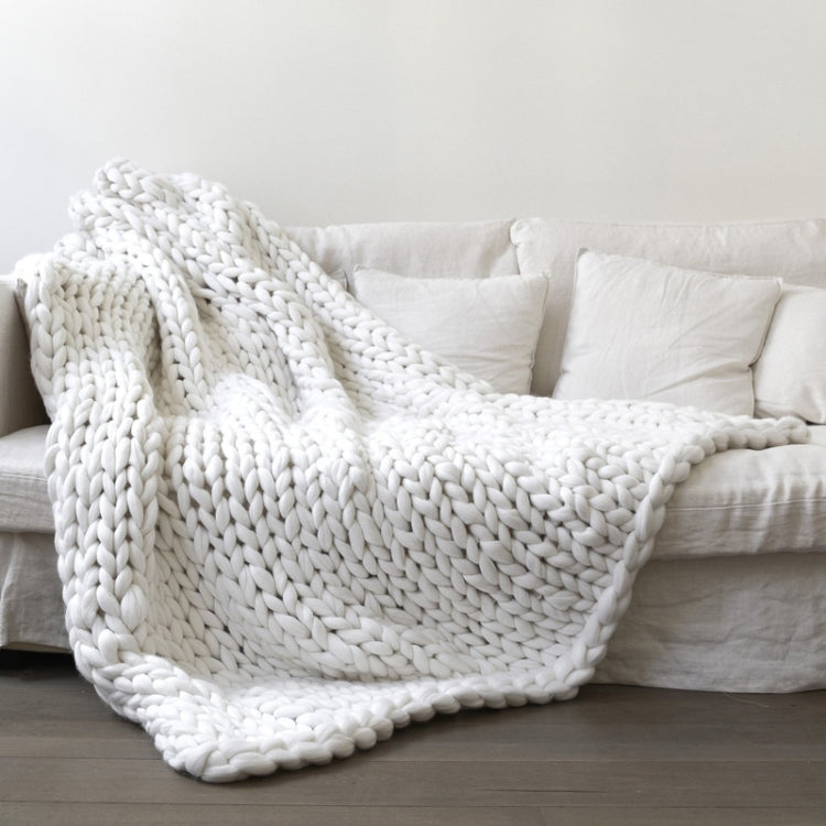 Fashion Handmade Knitted Wool Blanket, Size:150X180cm
