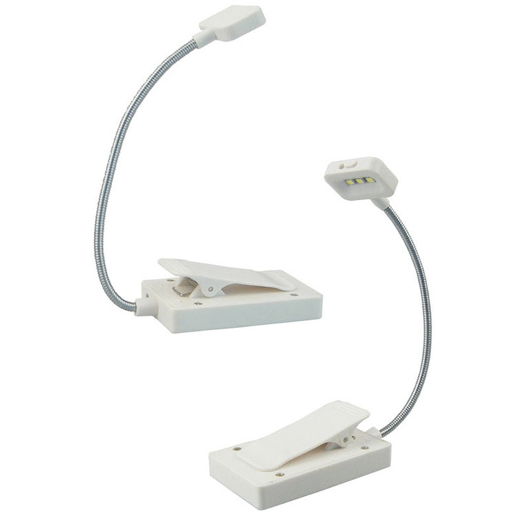 N600 Solar Powered LED Clip Book Lamp Multifunctional Student Desk Lamp