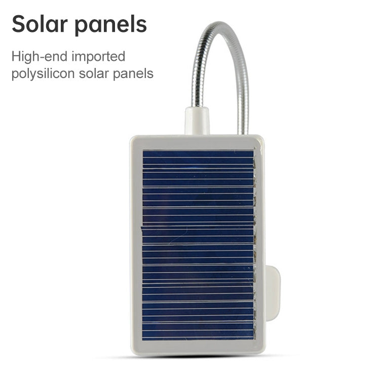 N600 Solar Powered LED Clip Book Lamp Multifunctional Student Desk Lamp