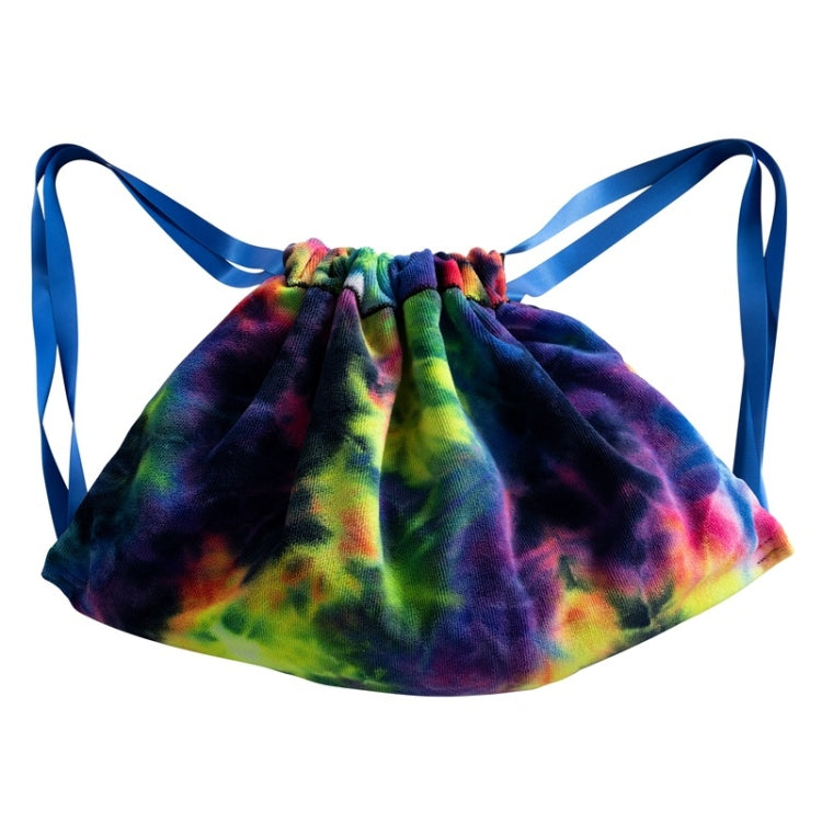 Tie-Dyed Microfiber Recliner Cover Beach Chair Towel Backpack Beach Towel, Size: 210 x 75cm