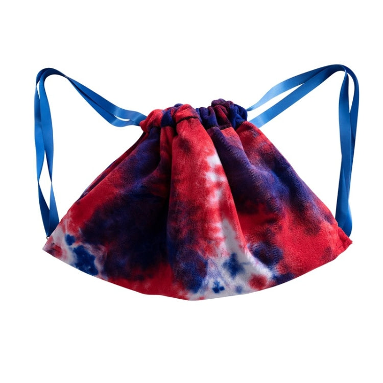 Tie-Dyed Microfiber Recliner Cover Beach Chair Towel Backpack Beach Towel, Size: 210 x 75cm