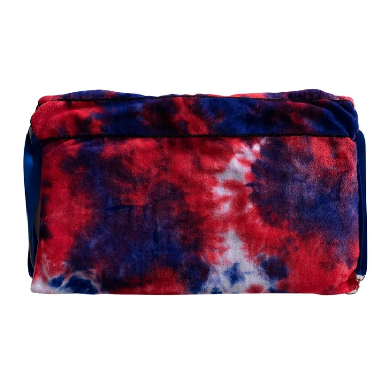 Tie-Dyed Microfiber Recliner Cover Beach Chair Towel Backpack Beach Towel, Size: 210 x 75cm