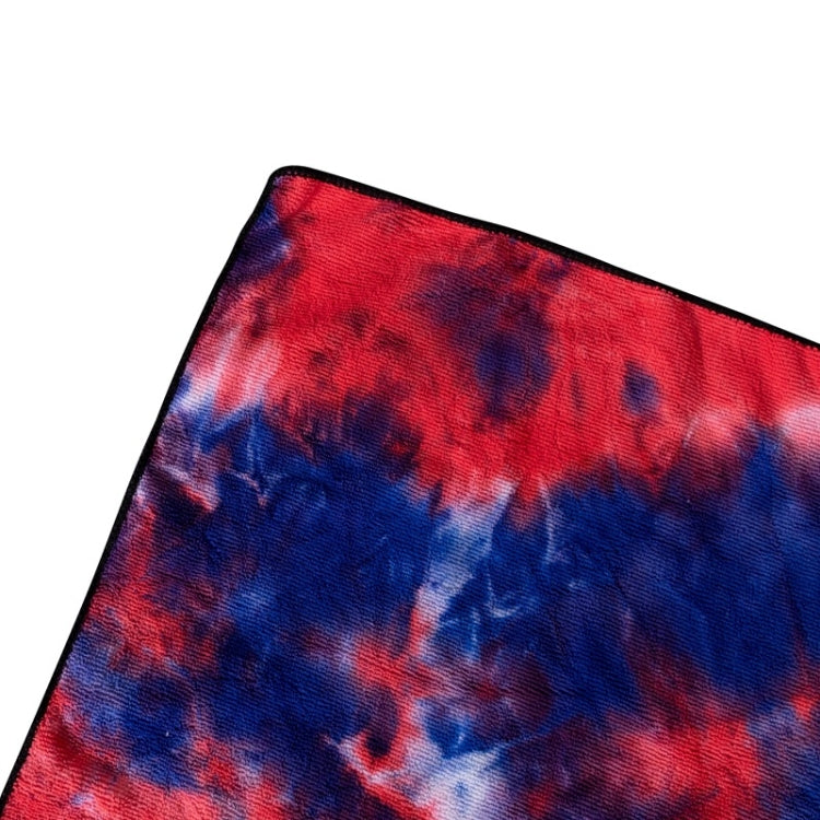 Tie-Dyed Microfiber Recliner Cover Beach Chair Towel Backpack Beach Towel, Size: 210 x 75cm
