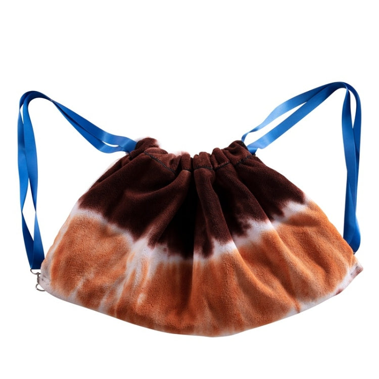 Tie-Dyed Microfiber Recliner Cover Beach Chair Towel Backpack Beach Towel, Size: 210 x 75cm