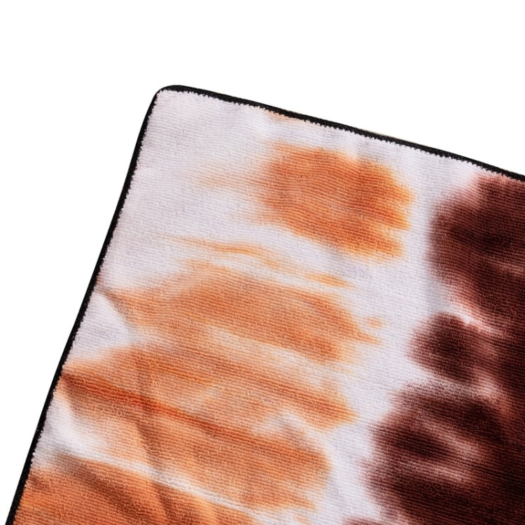 Tie-Dyed Microfiber Recliner Cover Beach Chair Towel Backpack Beach Towel, Size: 210 x 75cm