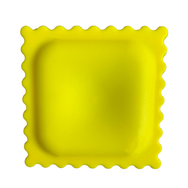 3 PCS Biscuit Shape Desktop Silicone Heat Insulation Anti-Scalding Soup Spoon Pad