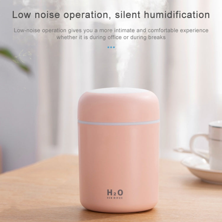 Dq-107 Mini Car Atomizer Colorful Light Water Instrument Meter Air Humidifier(White)