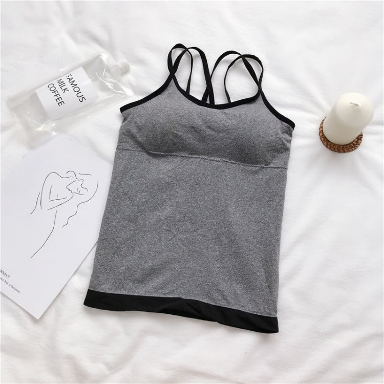 Slim Back V Lace Underwear Gathers Base With Chest Pad And Beautiful Back Camisole, Size: Free Size