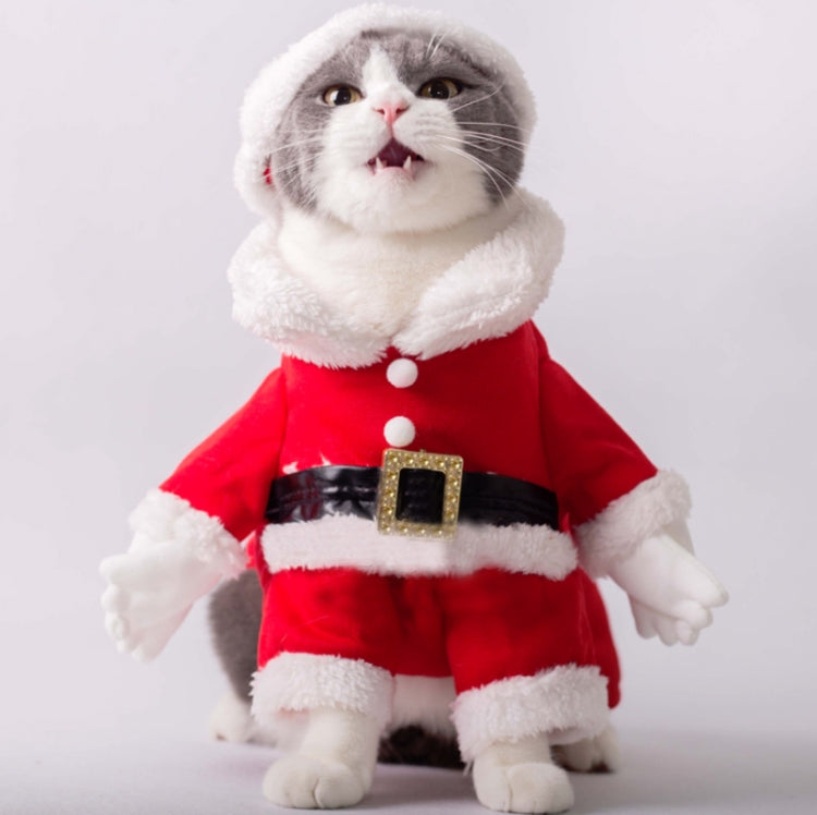 Pet Three-Dimensional Christmas Suit, Size: M