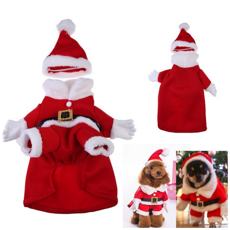 Pet Three-Dimensional Christmas Suit, Size: M