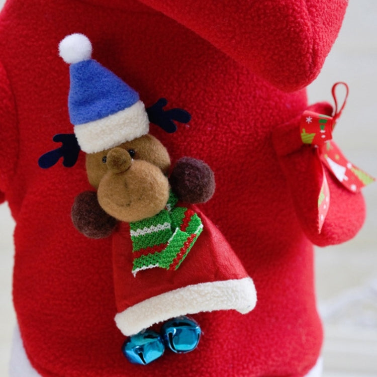 Pet Santa Dress Up Warm Small & Medium Dog Clothes, Size: S