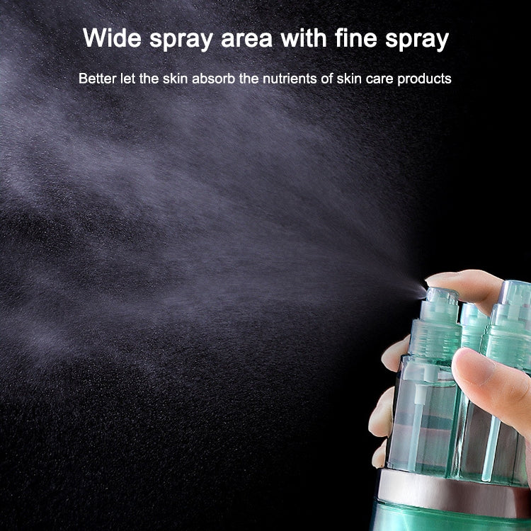 6 in 1 Portable Travel Cosmetics Sub-bottle Travel Transparent Spray Bottle(Pink)