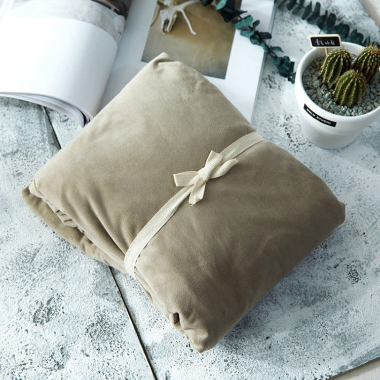 3 in 1 Warm Comfortable Short Plush Soft Velvet Bed Mattress Cover with 2PCS Pillowcases, Size:120x200x25cm