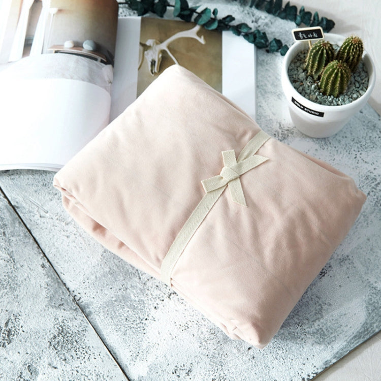 3 in 1 Warm Comfortable Short Plush Soft Velvet Bed Mattress Cover with 2PCS Pillowcases, Size:180x200x25cm