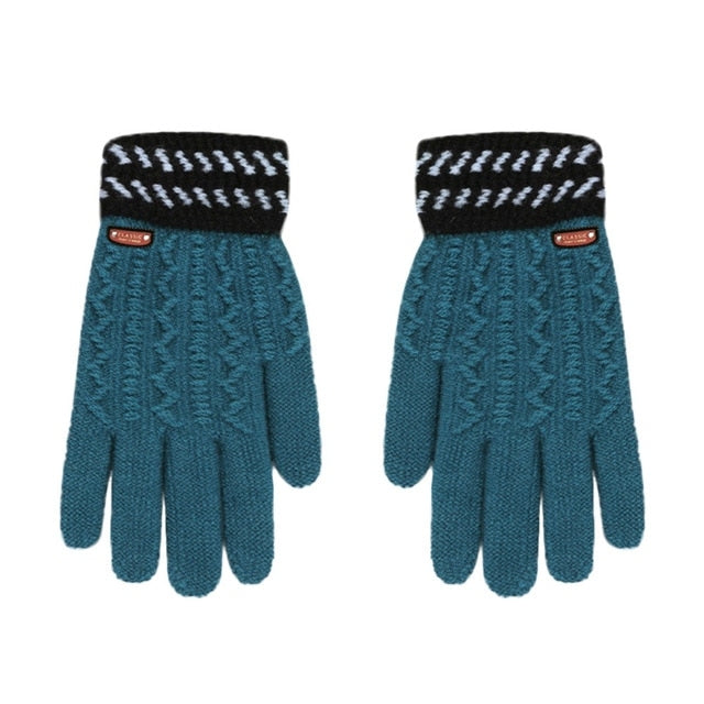 Winter Gloves Children Classical Girls Boys Winter Warm Gloves