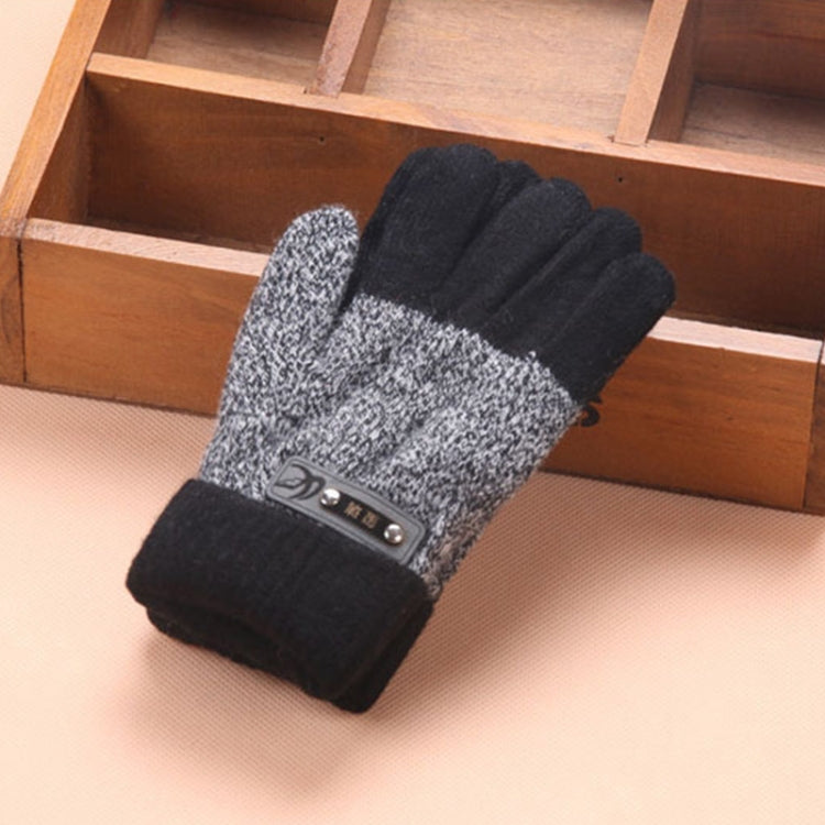 Kids Warm Knitted Gloves Children Winter Thick Full Finger Gloves
