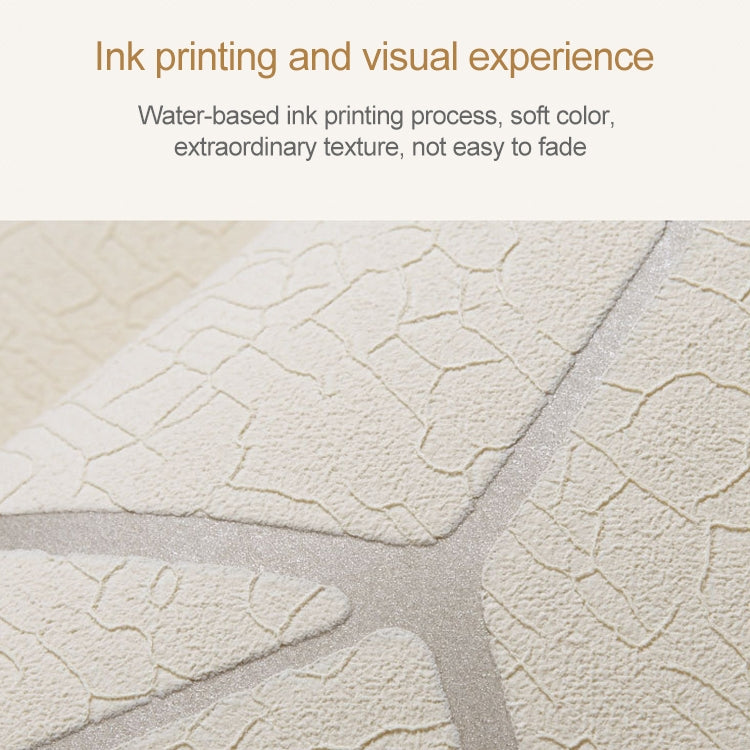 Simple 3D Embossed Geometric Pattern Wallpaper Thick Non-woven Background Wall Paper Home Decoration Wall Sticker