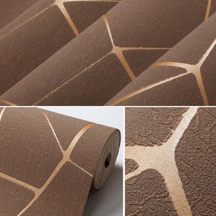 Simple 3D Embossed Geometric Pattern Wallpaper Thick Non-woven Background Wall Paper Home Decoration Wall Sticker