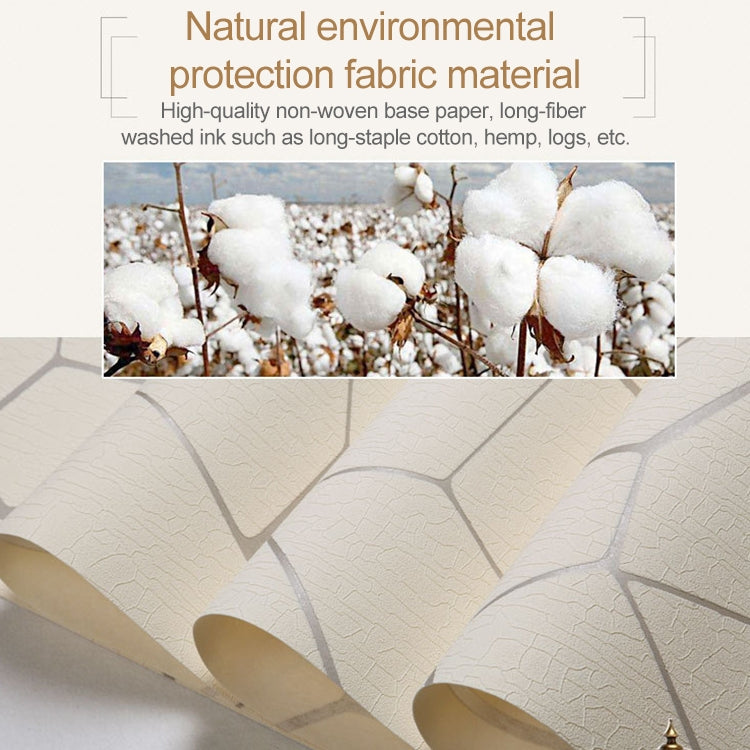 Simple 3D Embossed Geometric Pattern Wallpaper Thick Non-woven Background Wall Paper Home Decoration Wall Sticker