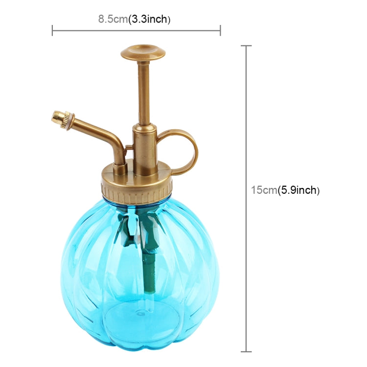 350ml Pumpkin Plastic Gardening Pot Antique Bronze Vintage Style Plants Watering Hand Pressure Spray Craft Bottle