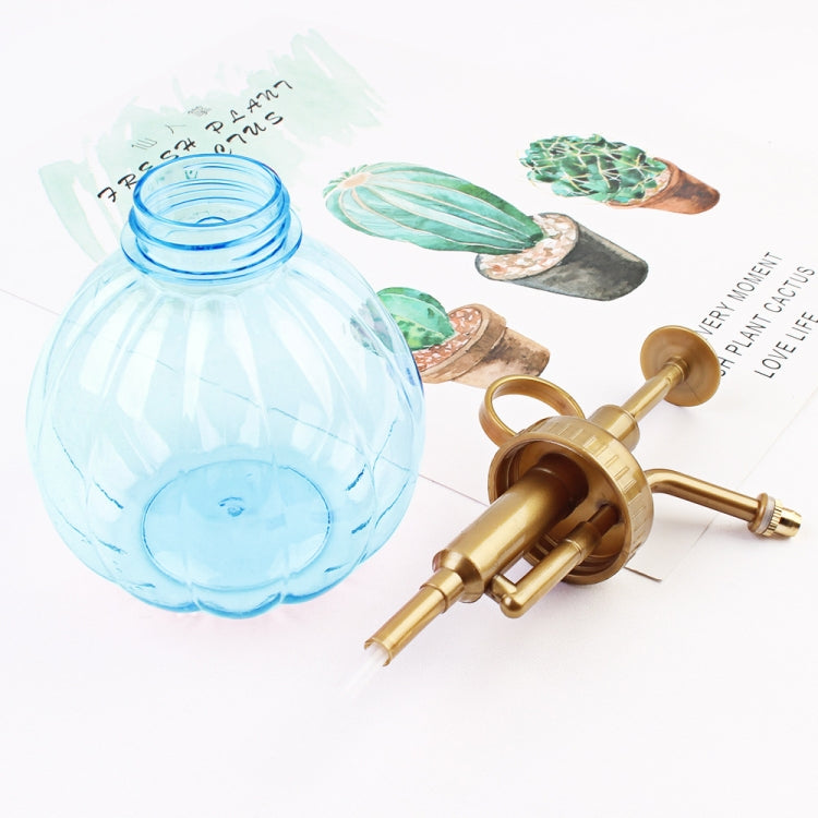 350ml Pumpkin Plastic Gardening Pot Antique Bronze Vintage Style Plants Watering Hand Pressure Spray Craft Bottle